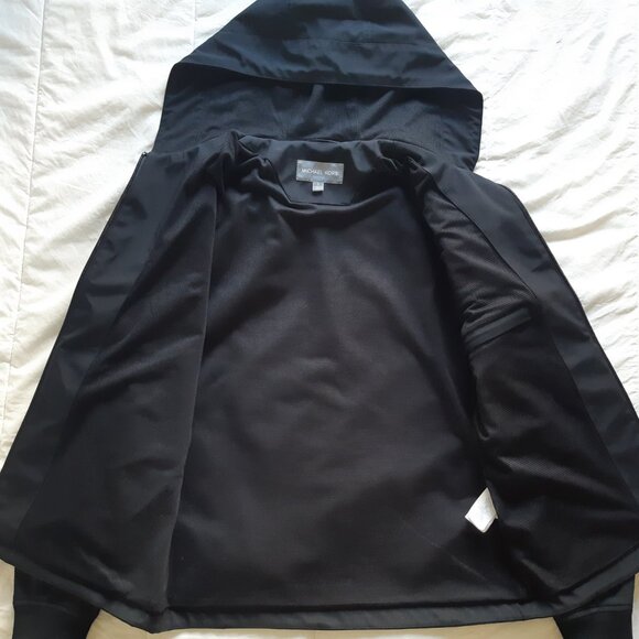 Michael Kors Tigres Hooded Black Jacket - Picture 8 of 15